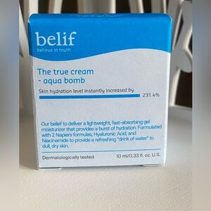 Belif the true cream aqua bomb gel SAMPLE